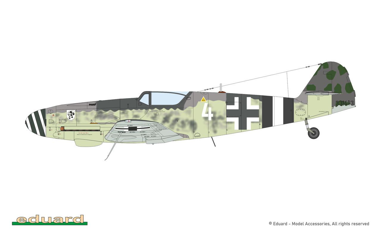 1/48 Eduard Bf 109K-4 Profipack Plastic Model kit - Squadron.com