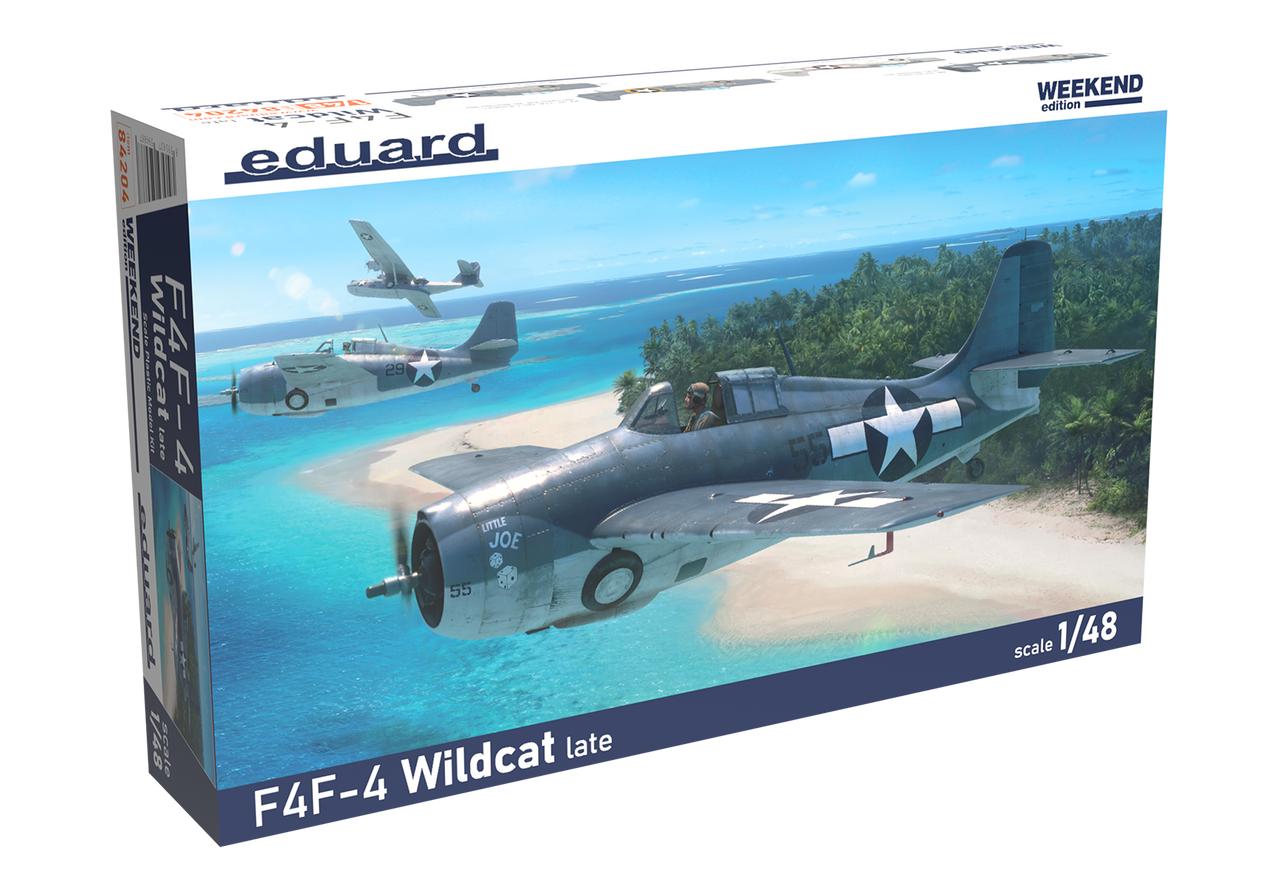 1/48 Eduard F4F-4 Wildcat Late Weekend Edition Plastic Model Kit