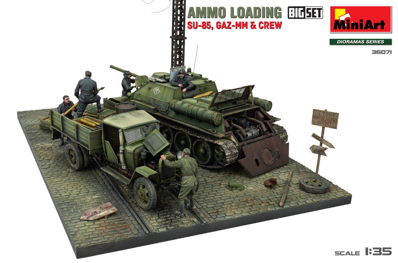 1/35 Miniart Ammo Loading (SU-85.GAZ-MM&Crew) Big Set Plastic