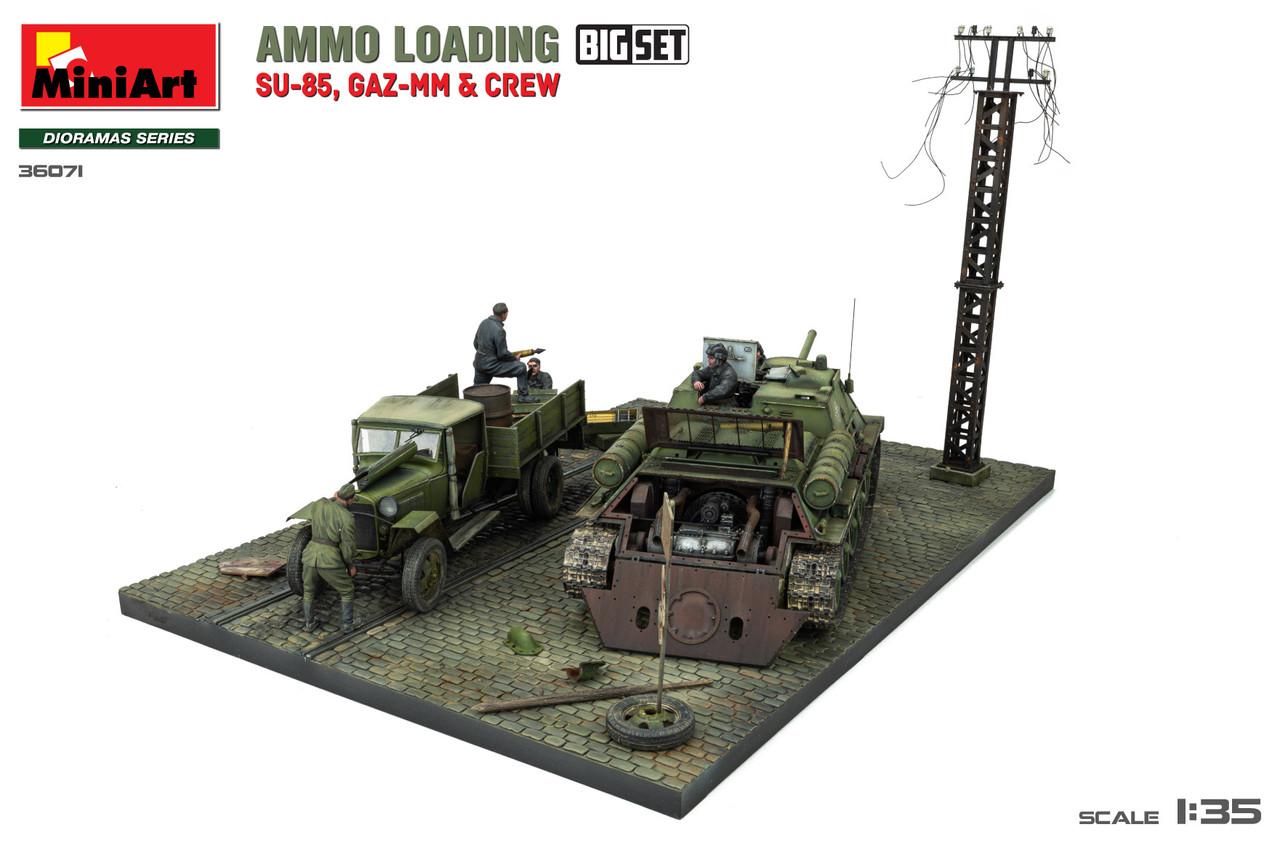 1/35 Miniart Ammo Loading (SU-85.GAZ-MM&Crew) Big Set Plastic