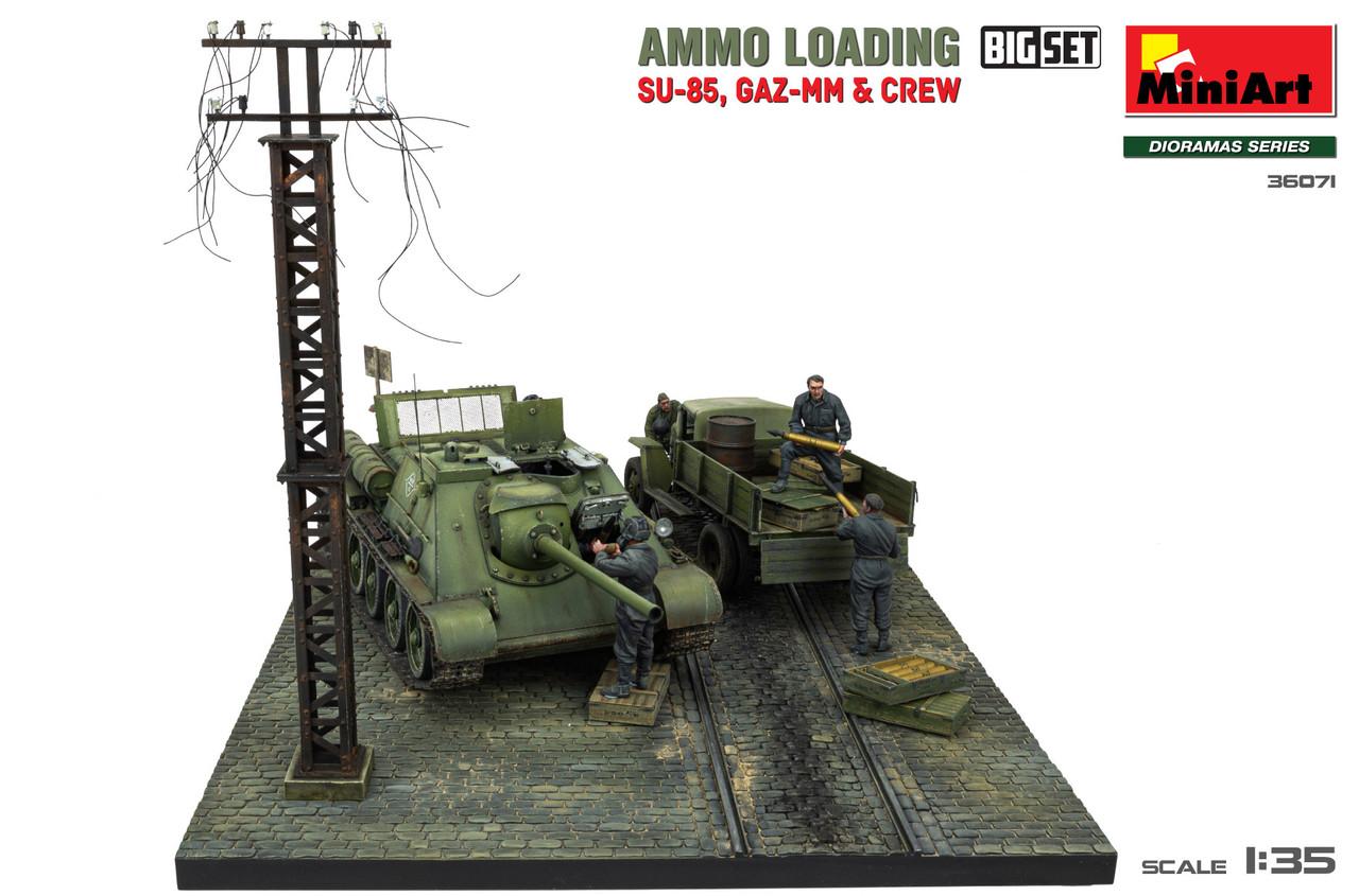 1/35 Miniart Ammo Loading (SU-85.GAZ-MM&Crew) Big Set Plastic