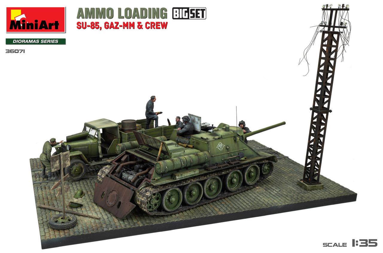 1/35 Miniart Ammo Loading (SU-85.GAZ-MM&Crew) Big Set Plastic