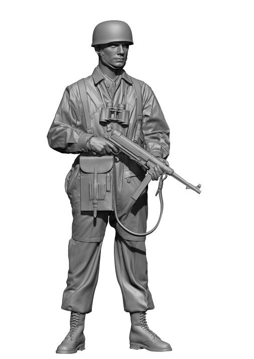1/48 H3 Models WWII German Fallschirmjager 1 3D Printed Figure