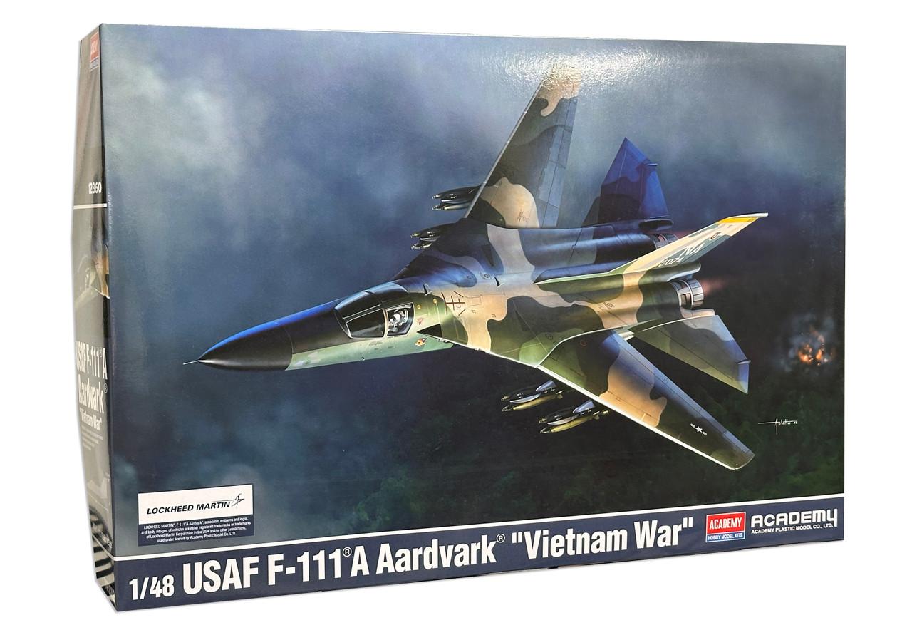 1/48 Academy USAF F-111A Aardvark Vietnam War Plastic Model Kit