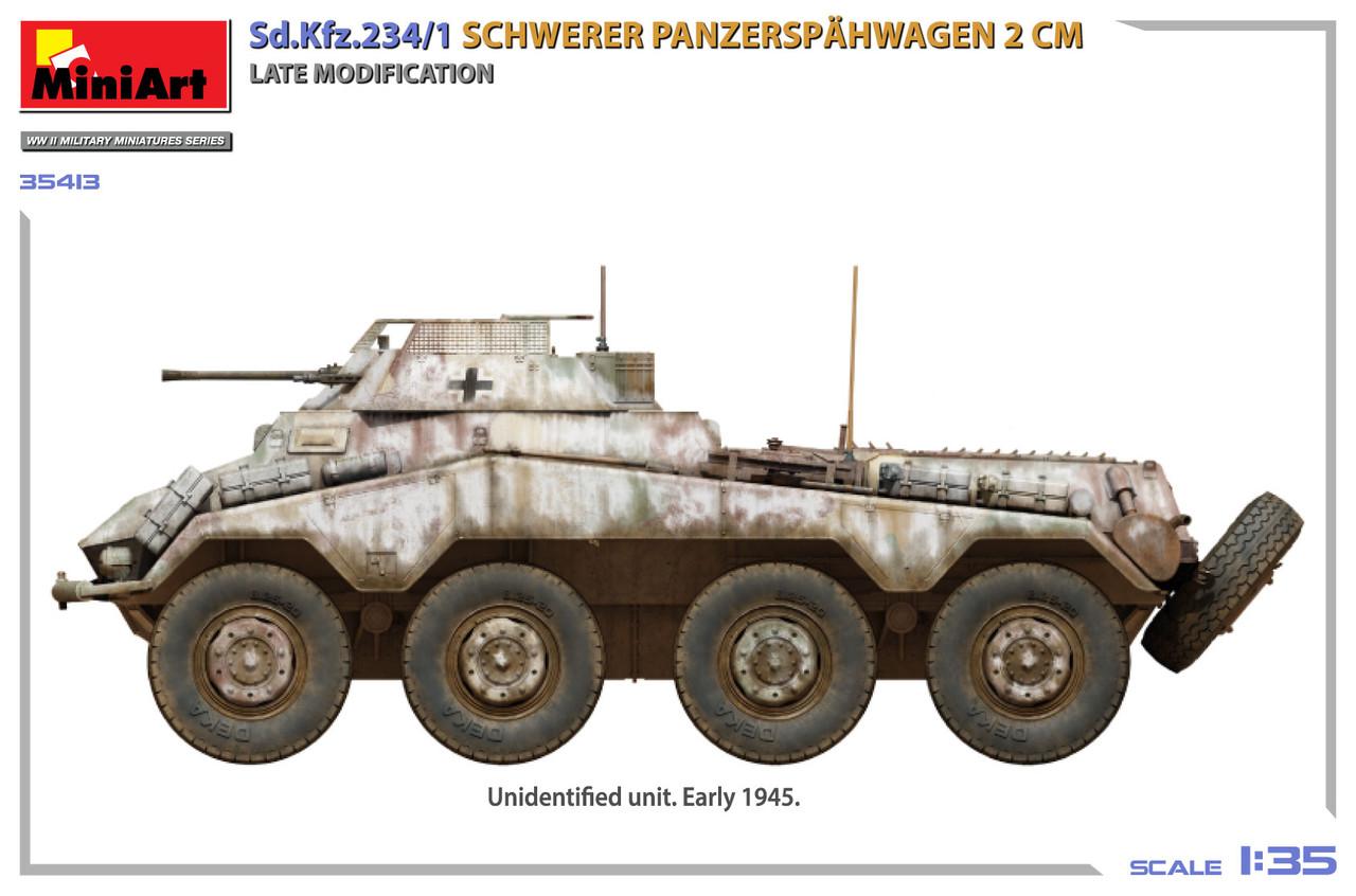 1/35 Miniart SD.KFZ.234/1 SCHWERER Panzerspahwagen 2cm LATE