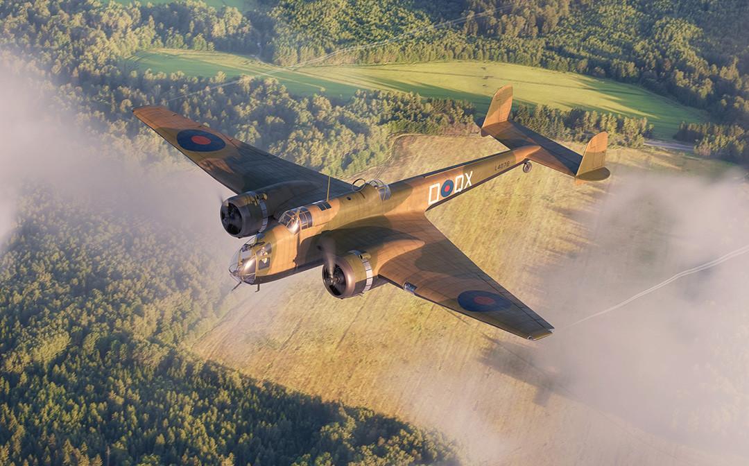 1/48 ICM HP.52 Hampden B.Mk.I WWII British Bomber Plastic Model