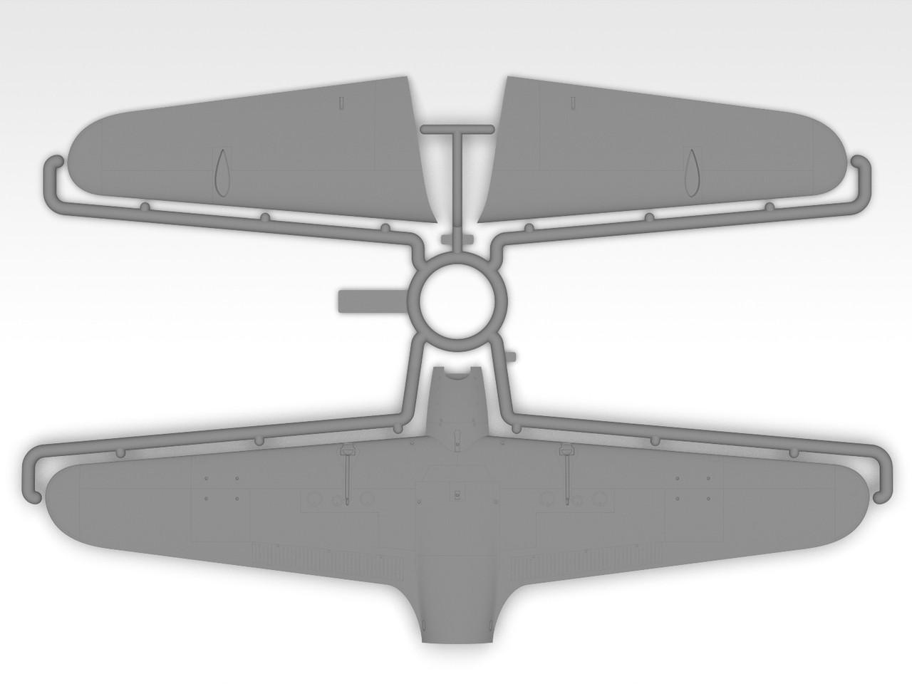 1/32 ICM HS 123A-1 LATE WWII German Attack Aircraft Plastic Model