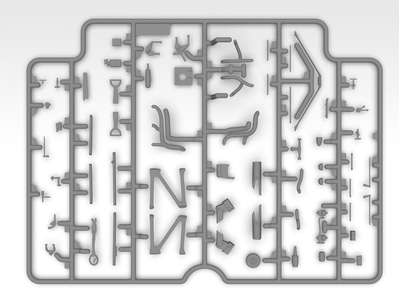 1/32 ICM HS 123A-1 LATE WWII German Attack Aircraft Plastic Model