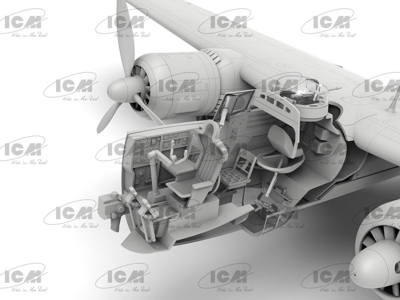 1/48 ICM Do 217K-1 WWII German Bomber Plastic Model Kit - Squadron.com