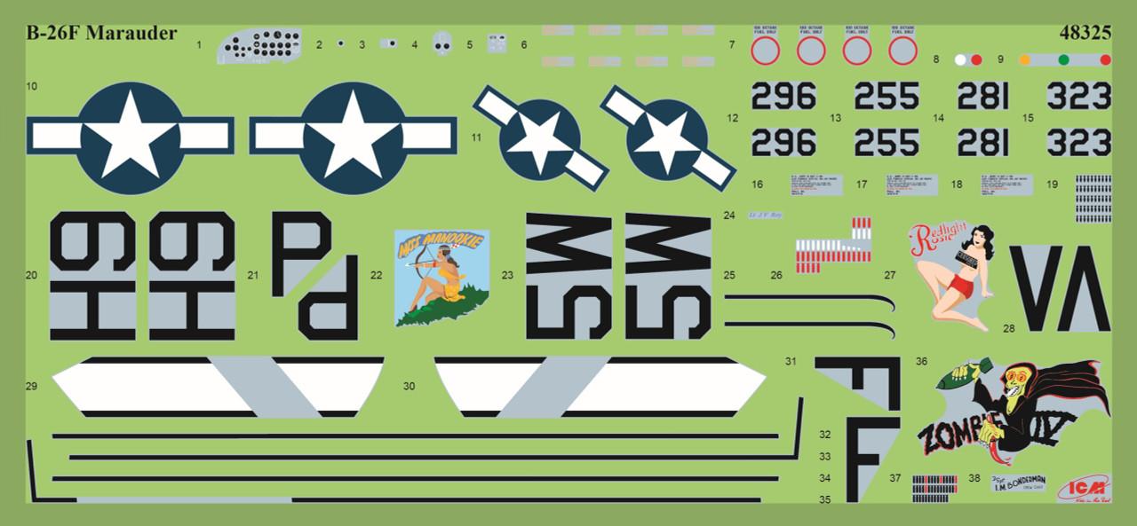 1/48 ICM B-26F Marauder Plastic Model Kit - Squadron.com