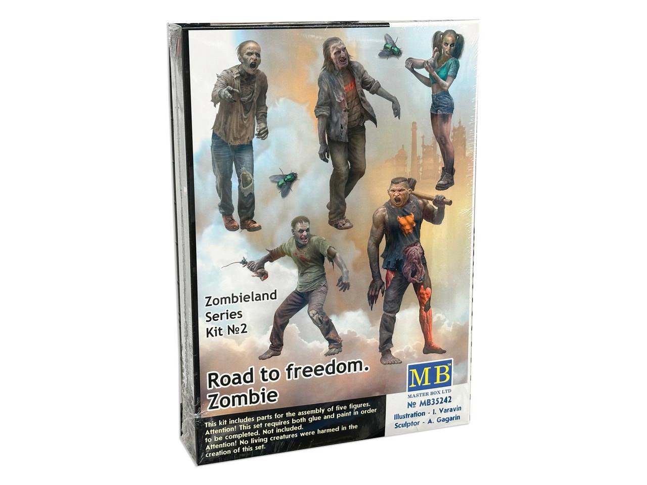 1/35 Masterbox Zombieland Series, Kit No. 2. Road to freedom