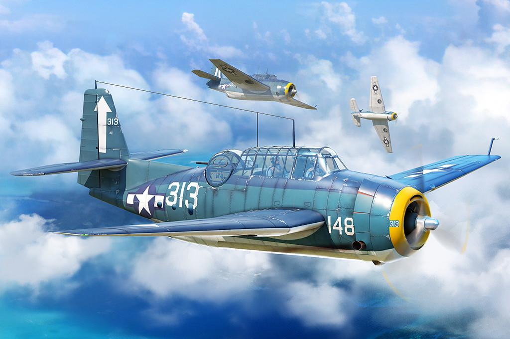 1/72 Hobby Boss TBM-3 Avenger Plastic Model Kit - Squadron.com