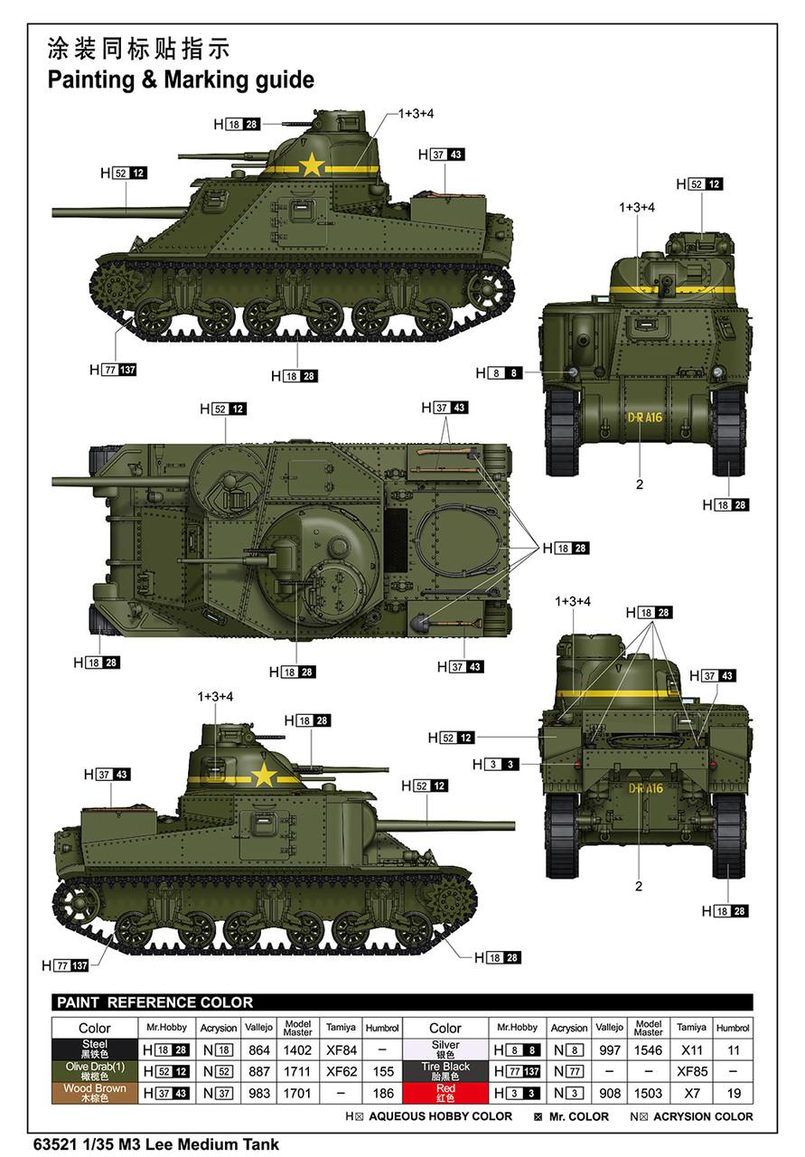 1/35 I Love Kit M3 Lee Medium Tank - Squadron.com