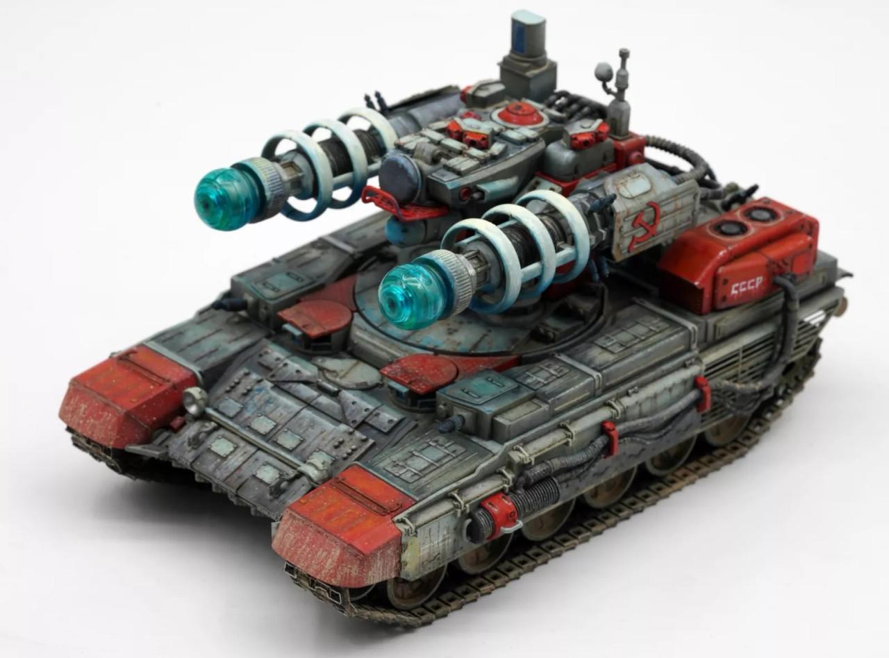 1/35 Border Model Tesla Tank from Red Alert Game Plastic Model Kit