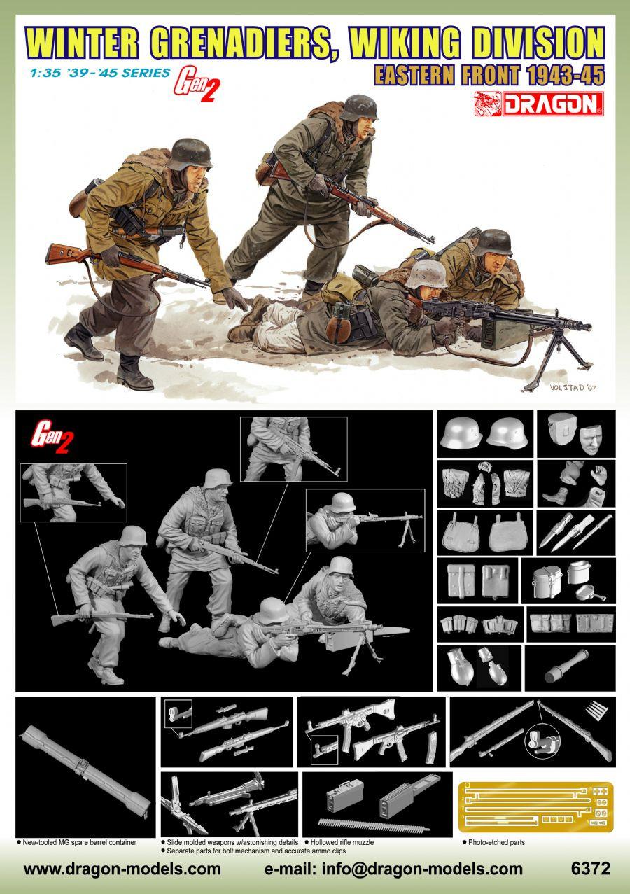 1/35 Dragon WINTER GRENADIERS WIKING DIV Eastern Front 1943-45