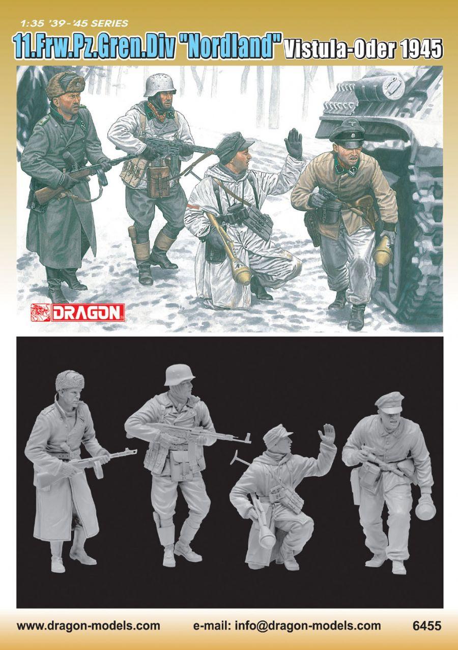 1/35 Dragon 11.FRW.PZ.GREN.DIV NORDLAND Figure Set - Squadron.com