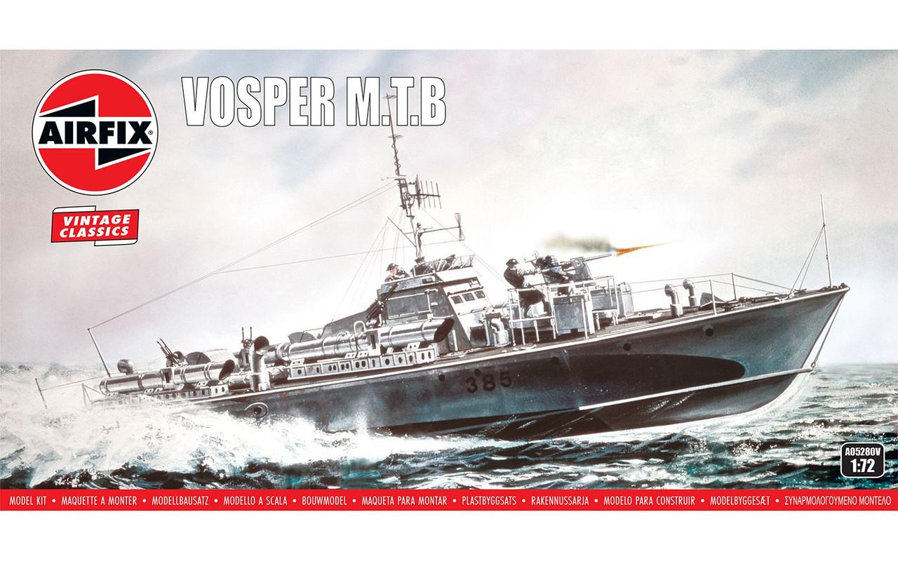 1/72 Airfix Vosper M.T.B Plastic Model Kit - Squadron.com