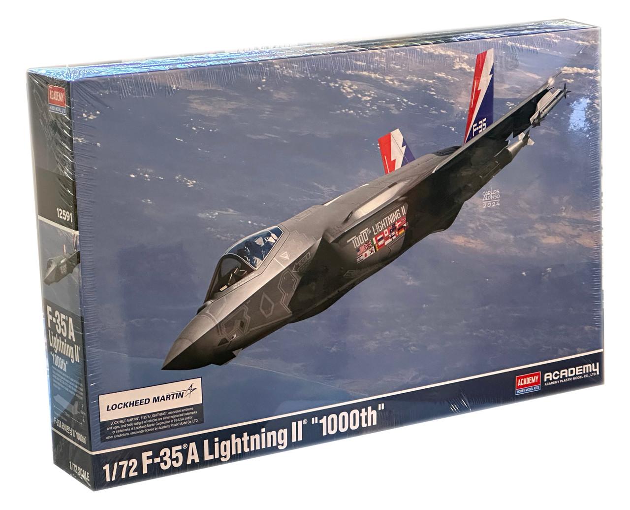 1/72 Academy F-35A Lightning II 1000th Plastic Model Kit