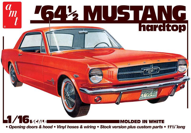 MUSTANG ChristianDior ARTDELATABLE 2枚セット 1/16 AMT 1964.5 Ford Mustang Coupe 60th Anniversary Plastic Model