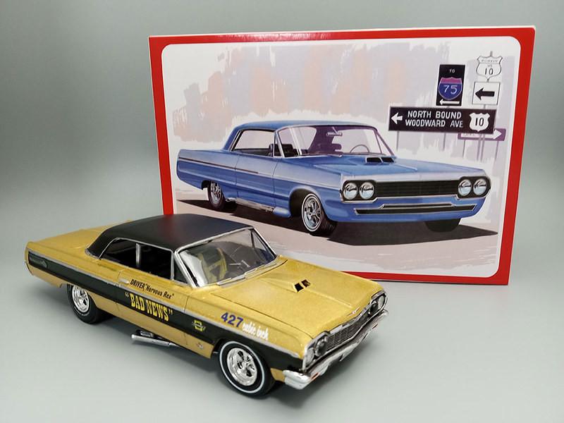 1/25 AMT 1964 Chevrolet Impala Super Street Rod Plastic Model Kit