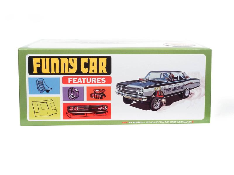 1/25 AMT 1965 Chevy Chevelle AWB Time Machine Plastic Model Kit