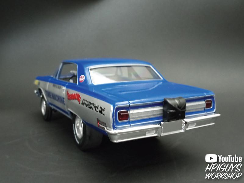 1/25 AMT 1965 Chevy Chevelle AWB Time Machine Plastic Model Kit
