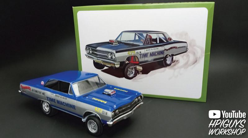 1/25 AMT 1965 Chevy Chevelle AWB Time Machine Plastic Model Kit