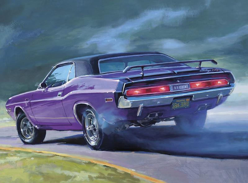 1/25 AMT 1970 Dodge Challenger USPS Plastic Model Kit - Squadron.com