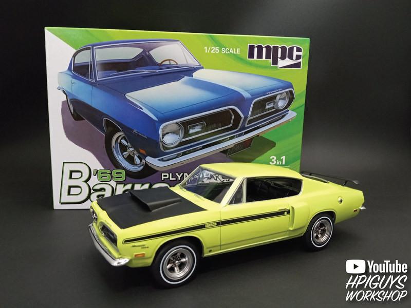 1/25 MPC 1969 Plymouth Barracuda Plastic Model Kit - Squadron.com