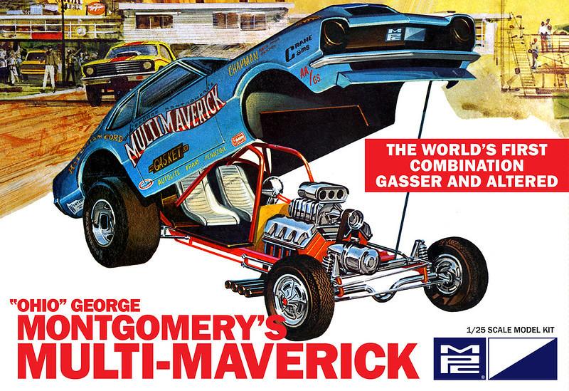 1/25 MPC Multi Maverick Funny Car Plastic Model Kit - Squadron.com