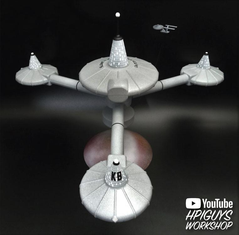 1/7600 AMT Star Trek K-7 Space Station Plastic Model Kit