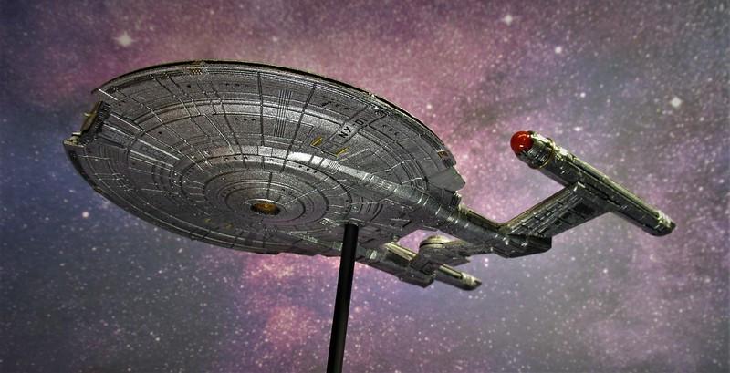 1/1000 Polar Lights Star Trek NX-01 Enterprise (Snap) 2T Plastic