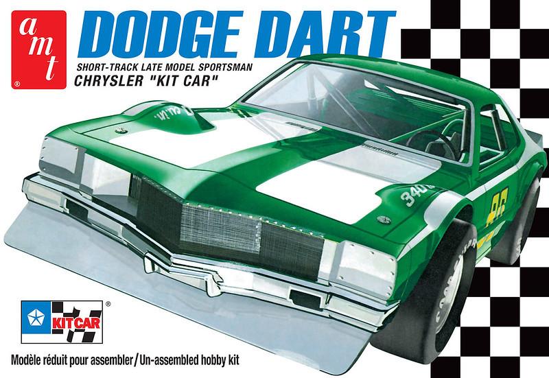 1/25 AMT Dodge Dart Sportsman Short Track Kit Car Plastic Model