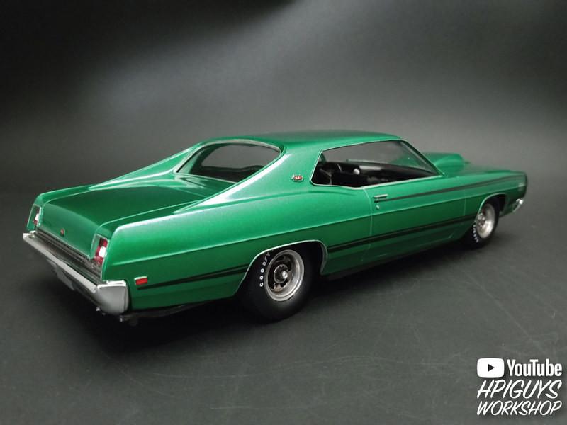 Maquette Ford Galaxie Hardtop 1961 - AMT 1:25, Kit Plastique à Monter