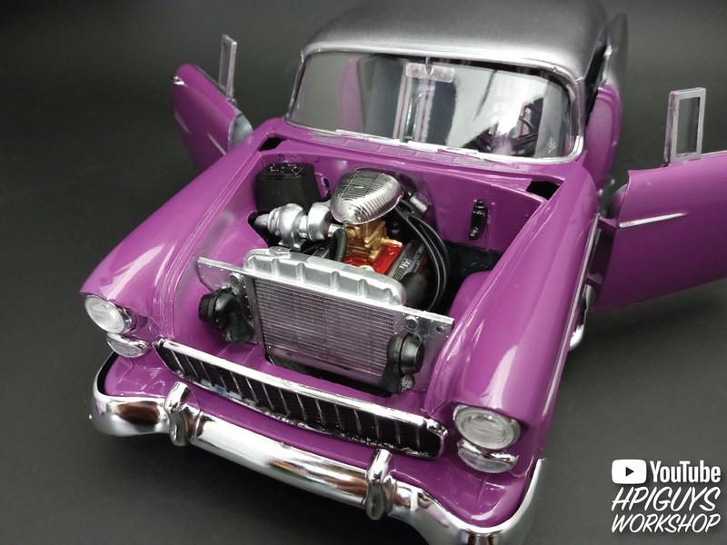 1/16 AMT 1955 Chevy Bel Air Hardtop Plastic Model Kit