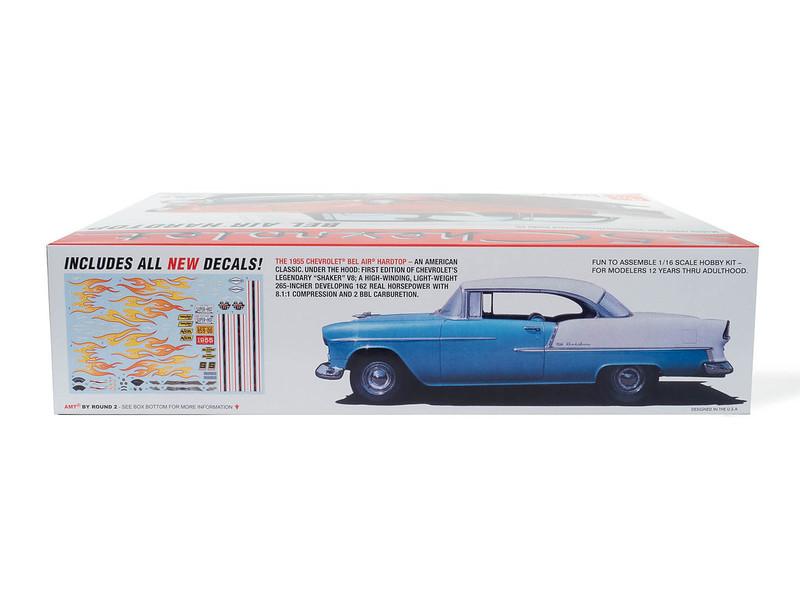 1/16 AMT 1955 Chevy Bel Air Hardtop Plastic Model Kit - Squadron.com