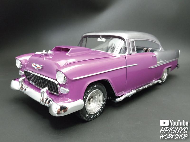1/16 AMT 1955 Chevy Bel Air Hardtop Plastic Model Kit