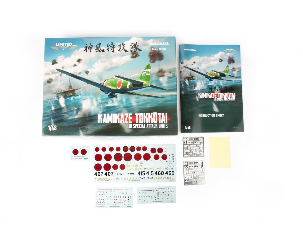 1/48 Eduard Kamikaze Tokkotai ZERO DUAL COMBO (A6M5 & A6M2-K) (LE