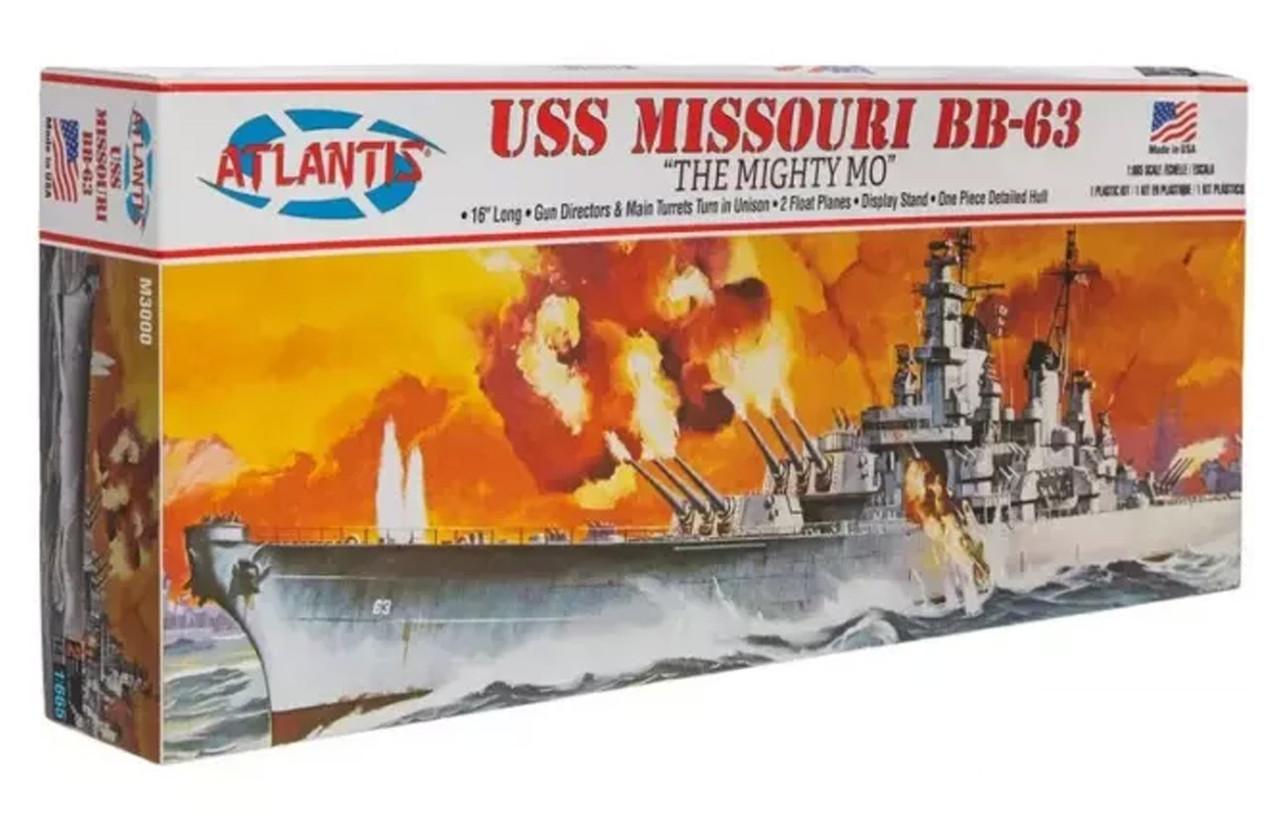 1/665 Atlantis Models USS Missouri BB63 The Mighty Mo - Squadron.com