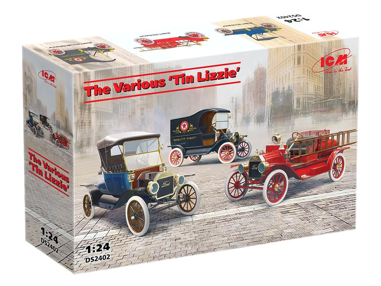 1/24 ICM The Various Tin Lizzie Ford Model T Car Model Set