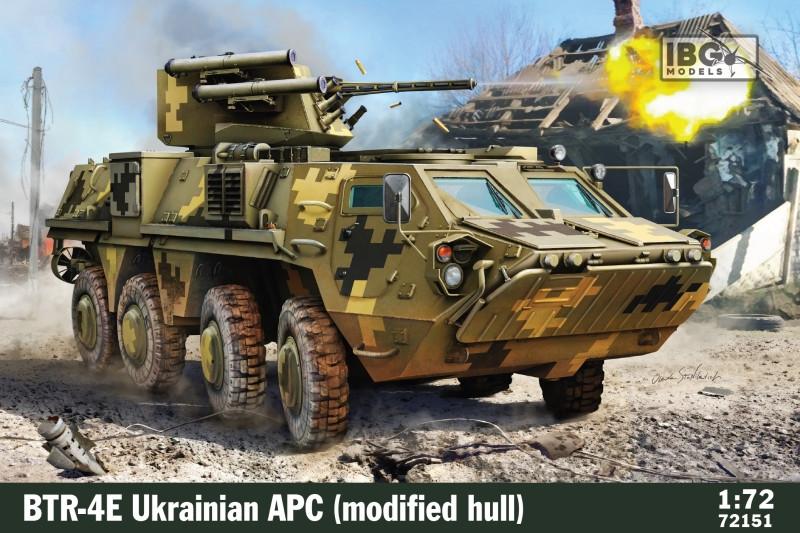 アイドル Apc 1/72 IBG BTR-4E Ukrainian APC Mod.Hull - Squadron.com