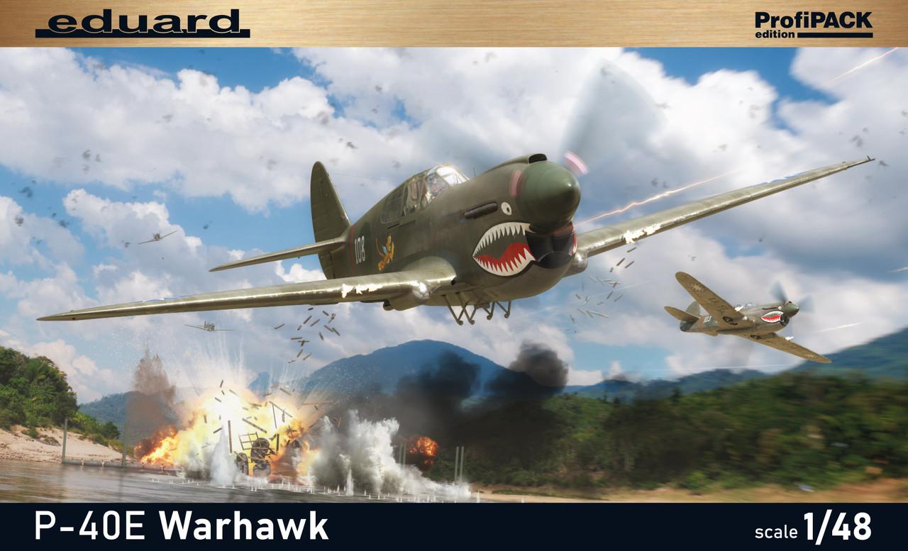 1/48 Eduard P-40E Warhawk PROFIPACK Plastic Model Kit - Squadron.com
