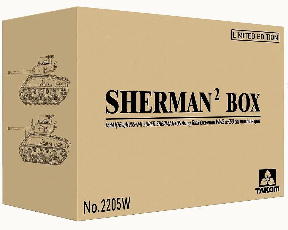 1/35 Takom Sherman Big Box Plastic Model Kit - Squadron.com