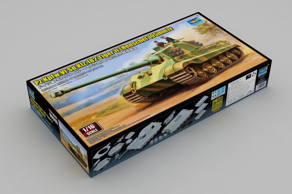 1/16 Trumpeter Pz.Kpfw.VI Sd.Kfz.182 Tiger II (Henschel 105mm