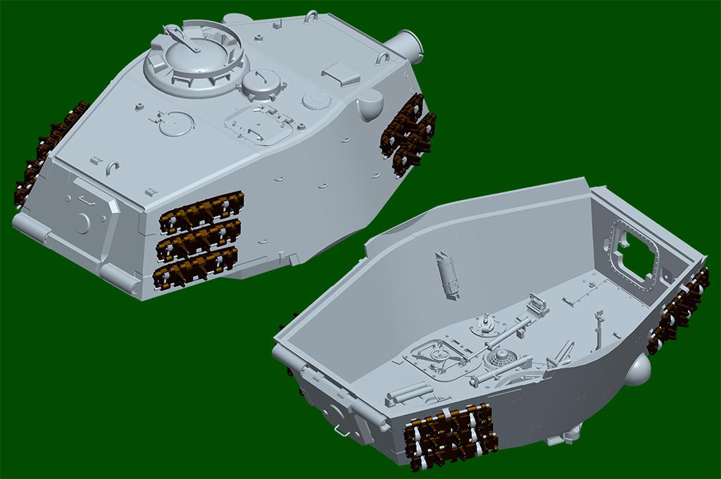 1/16 Trumpeter Pz.Kpfw.VI Sd.Kfz.182 Tiger II (Henschel 105mm