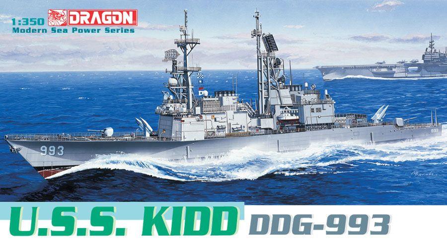 1/350 Dragon Models USS Kidd DDG-993 - Squadron.com