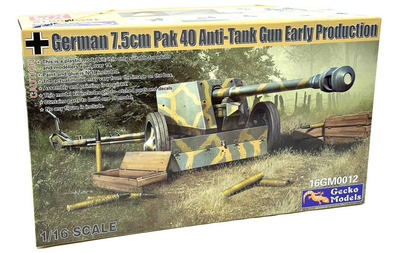 トイガン hagebonz 1/16 German 7.5cm Pak 40 Anti-tank Gun (Early Production