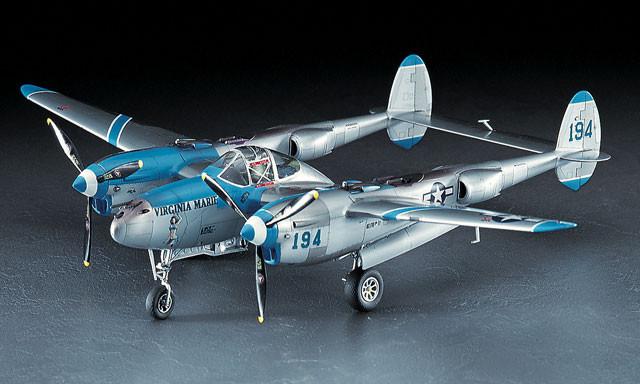 1/48 Hasegawa P-38J Lightning Plastic Model Kit - Squadron.com