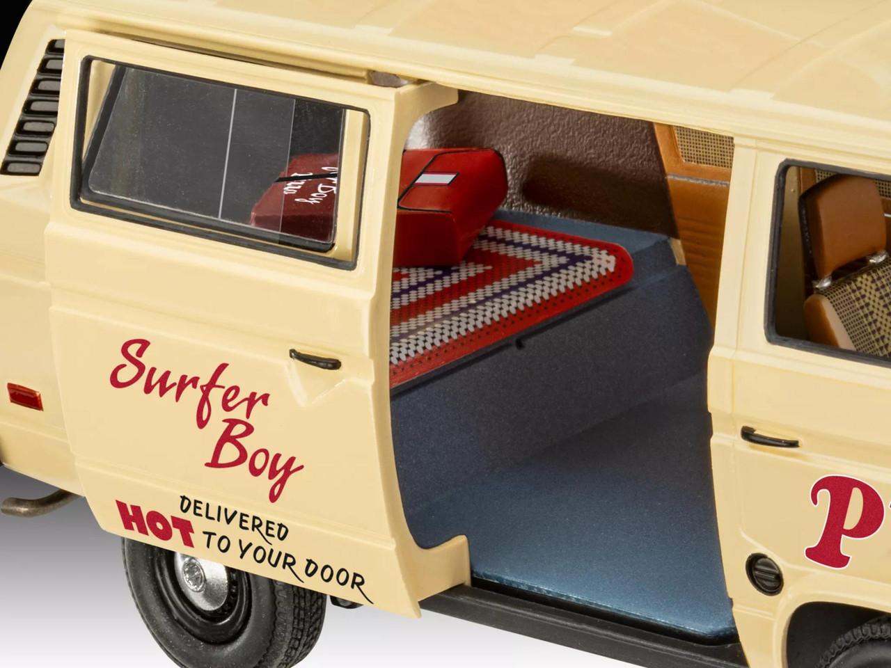 Volkswagen Surfer Van絶版希少品 1/25 Carerra Revell Argyle's VW Vanagon Surfer Boy Pizza Van