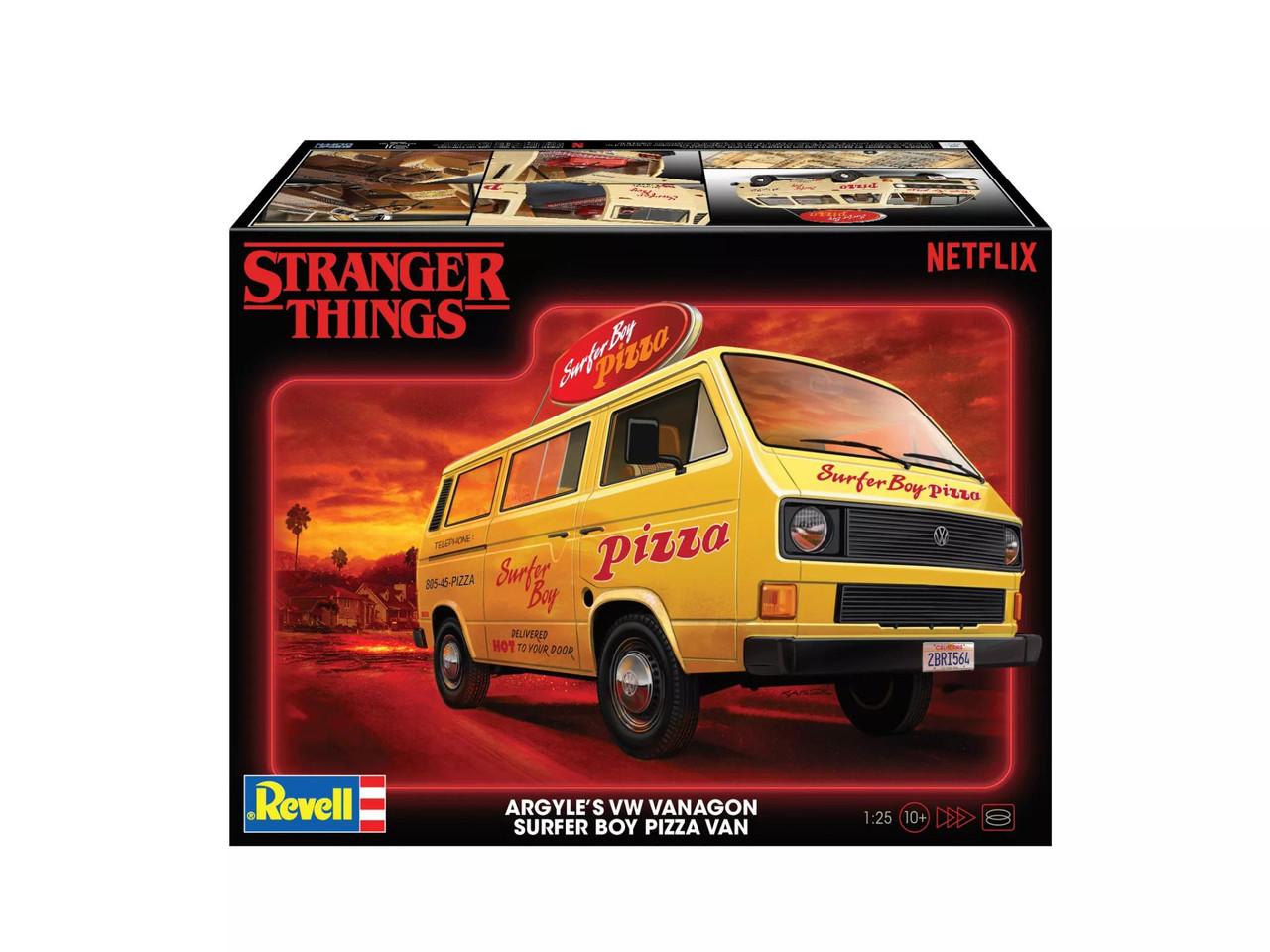 1/25 Carerra Revell Argyle's VW Vanagon Surfer Boy Pizza Van